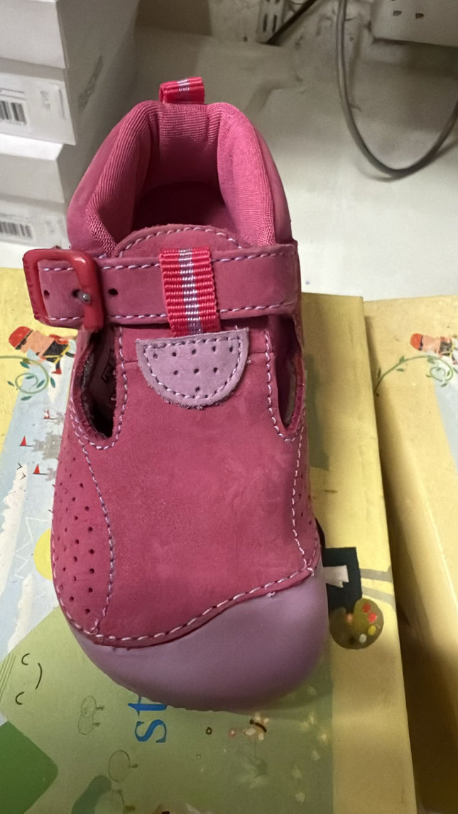 Start Rite Girl's Jelly Tot Leather Shoes - Jelly Pink