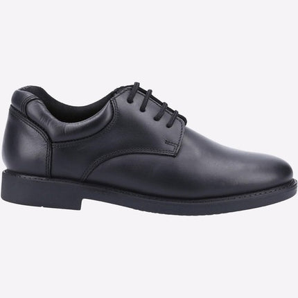 Hush Puppies Boy's Tim Senior School Shoe - Black