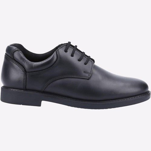 Hush Puppies Boy's Tim Senior School Shoe - Black