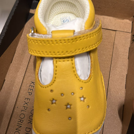Start Rite Tumble Kids Leather Shoes - Yellow