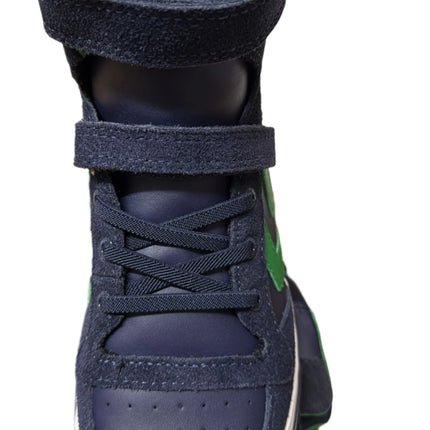 Hummel Slimmer Boys' Stadil High Jr Peacoat Shoes - Navy/Green