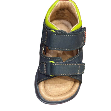 UMI Bombo Boys’ Leather First Sandals – Navy