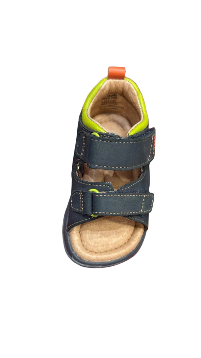 UMI Bombo Boys’ Leather First Sandals – Navy
