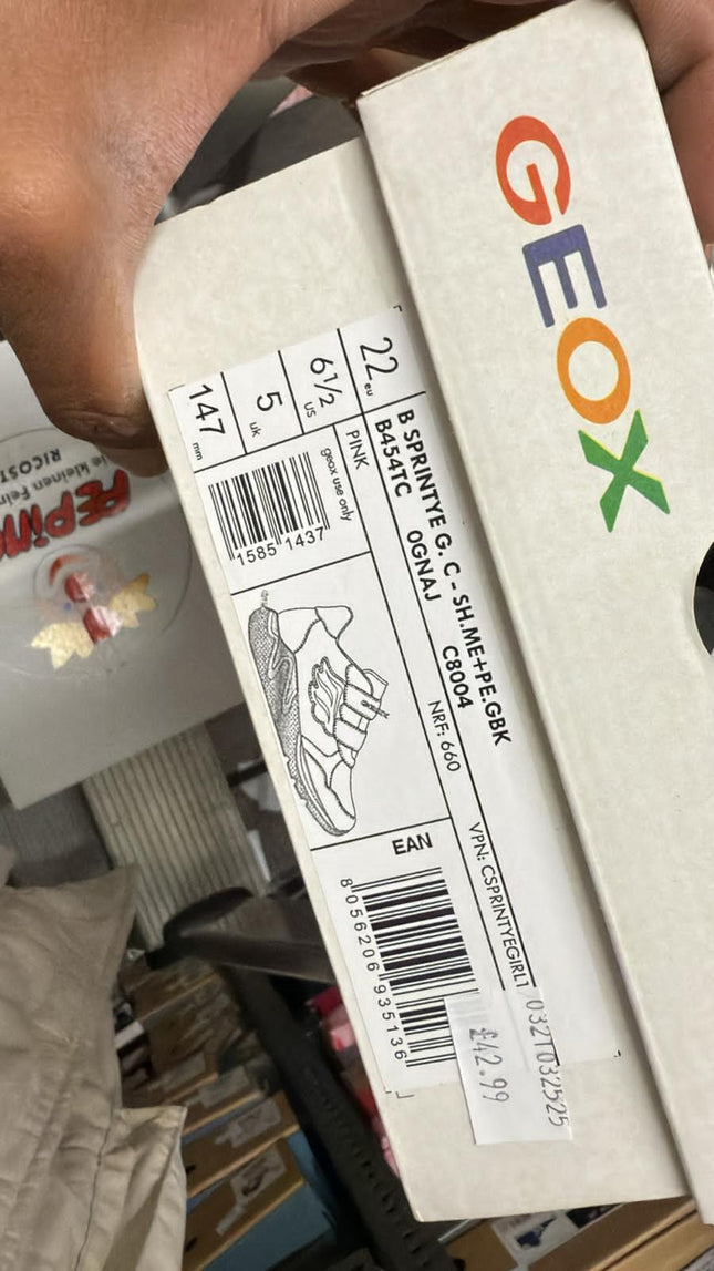 Geox Casual B454TC Shoes - Pink