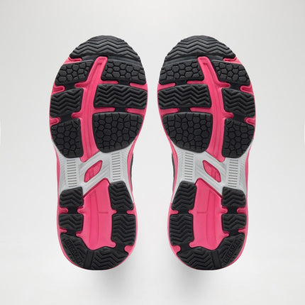 ISTAMAX KIDS BLACK/PINK RUNNING TRAINERS WITH LACE & HOOK-AND-LOOP STRAP