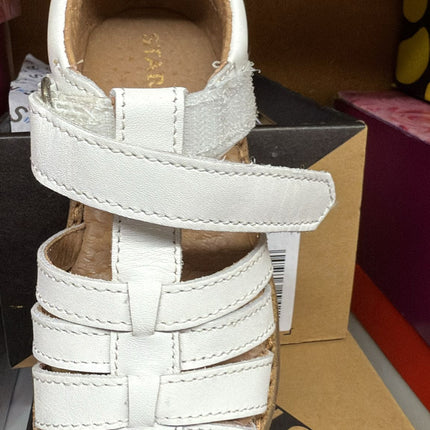 Start Rite Coastal Kids Leather Sandals - White