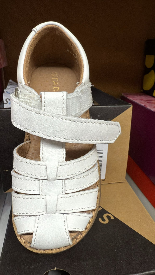 Start Rite Coastal Kids Leather Sandals - White