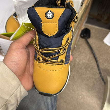 Primigi Boys Nabuk and Technical Fabric Trainers – Yellow