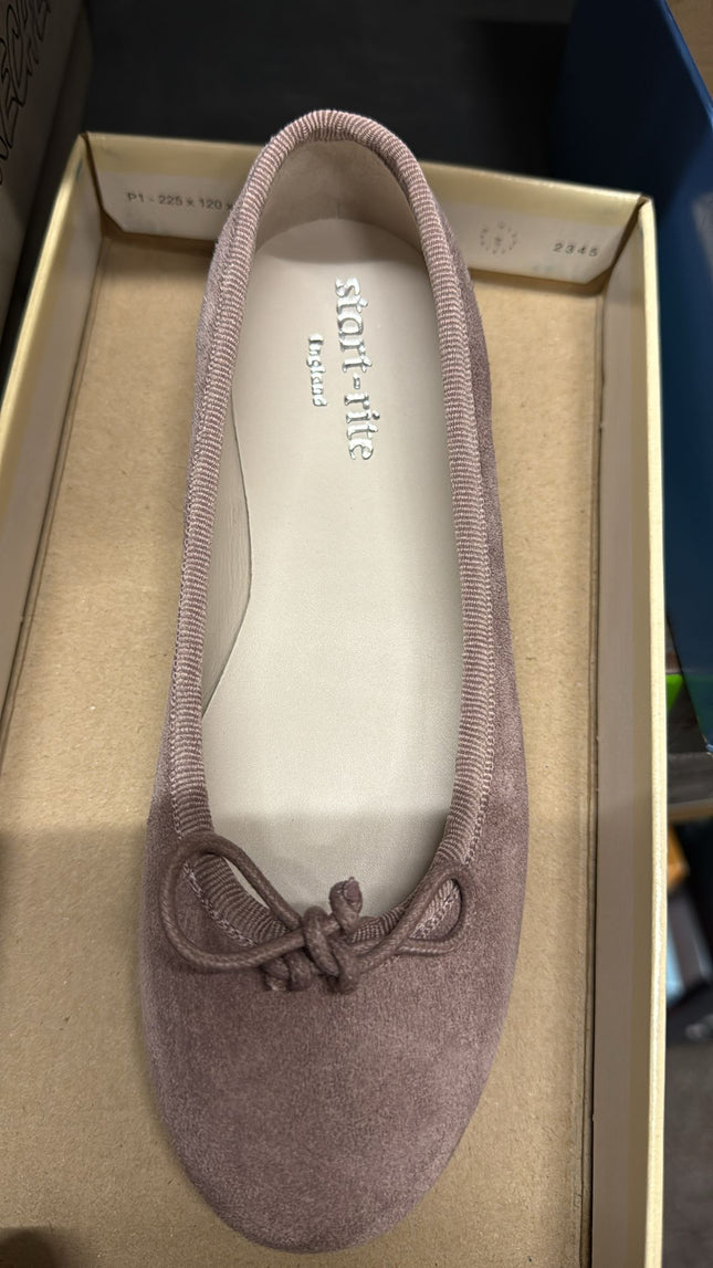 Start Rite Francesca Kids Shoes - Blush Pink Suede