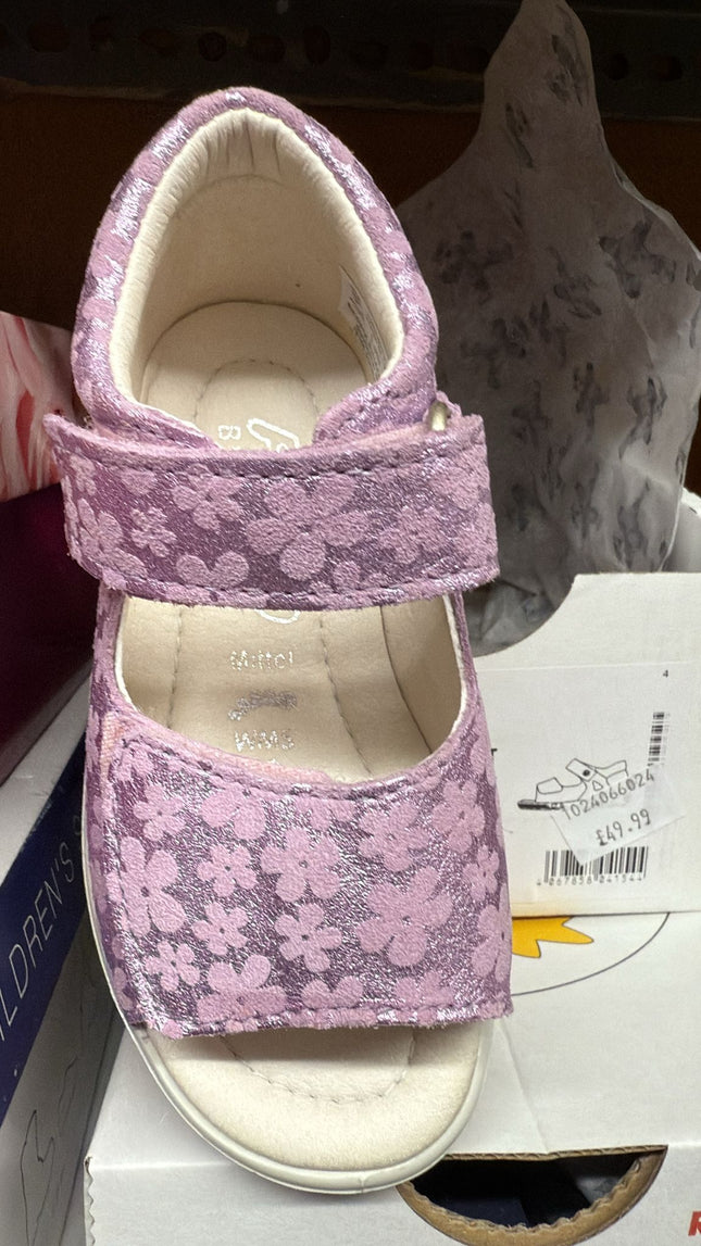 Ricosta Taya Kids Sandals - Sucre/Purple