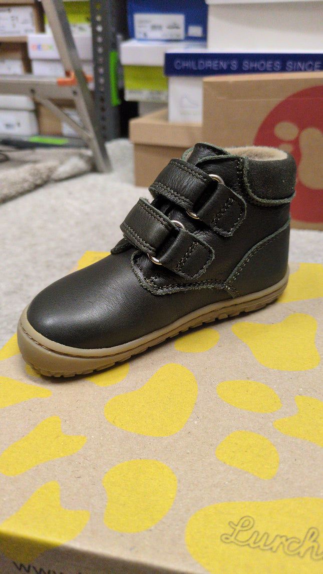 Lurchi Boys' Nino Barefoot Sandles - Dark Green