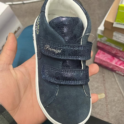 Primigi Boys’ Suede Leather Shoes – Midnight Blue