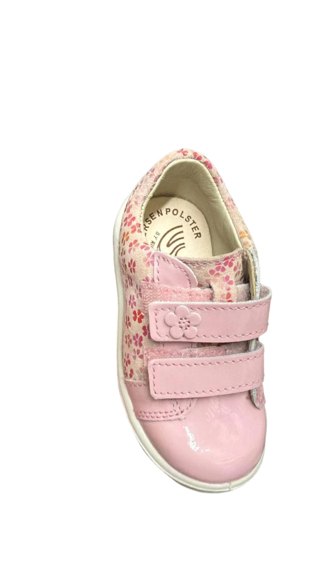 Ricosta Jasmine Kids Riptape Shoes - Blush/Powder