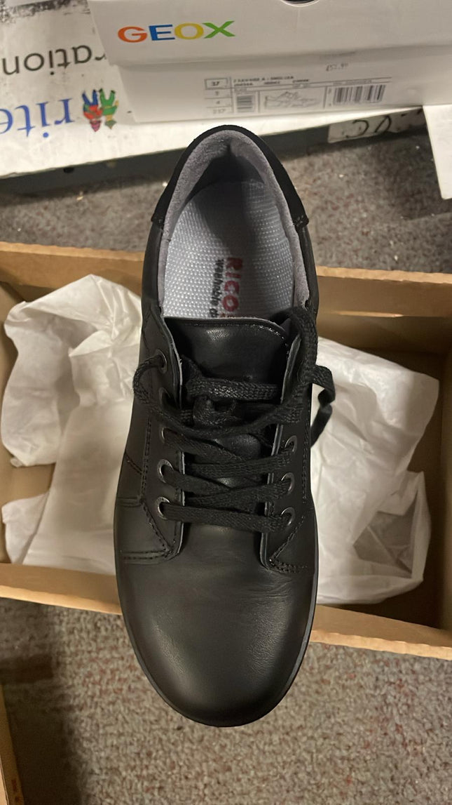 Ricosta Ray Leather Shoes – Black