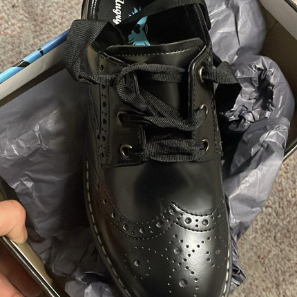 Angry Angels Impulsive 3505_7 Leather Shoes – Black