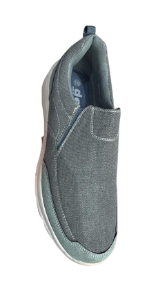 Dek Men’s Twin Gusset Canvas Slip-On Shoes – Navy