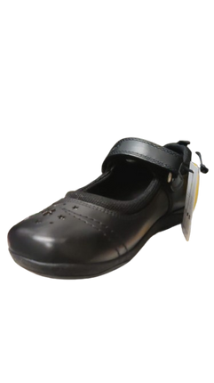 Hush Puppies Amber Junior Girl's Shoes – Black