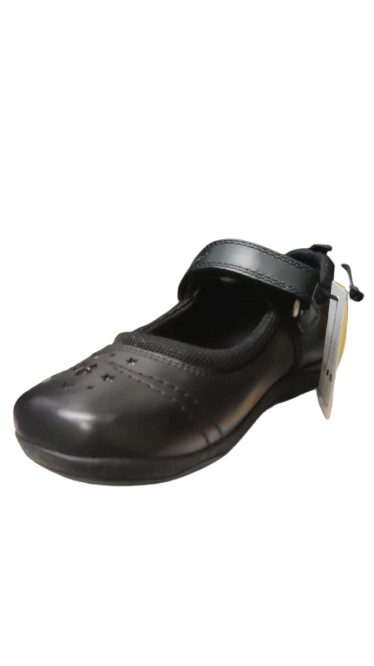 Hush Puppies Amber Junior Girl's Shoes – Black