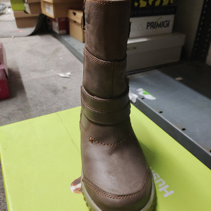 Hush Puppies Lela Boys' Leather Shoes - Brown