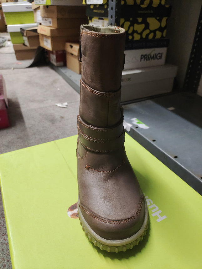 Hush Puppies Lela Boys' Leather Shoes - Brown