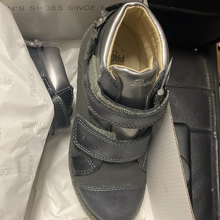 Primigi Leather Suede Shoes – Pearl Grey