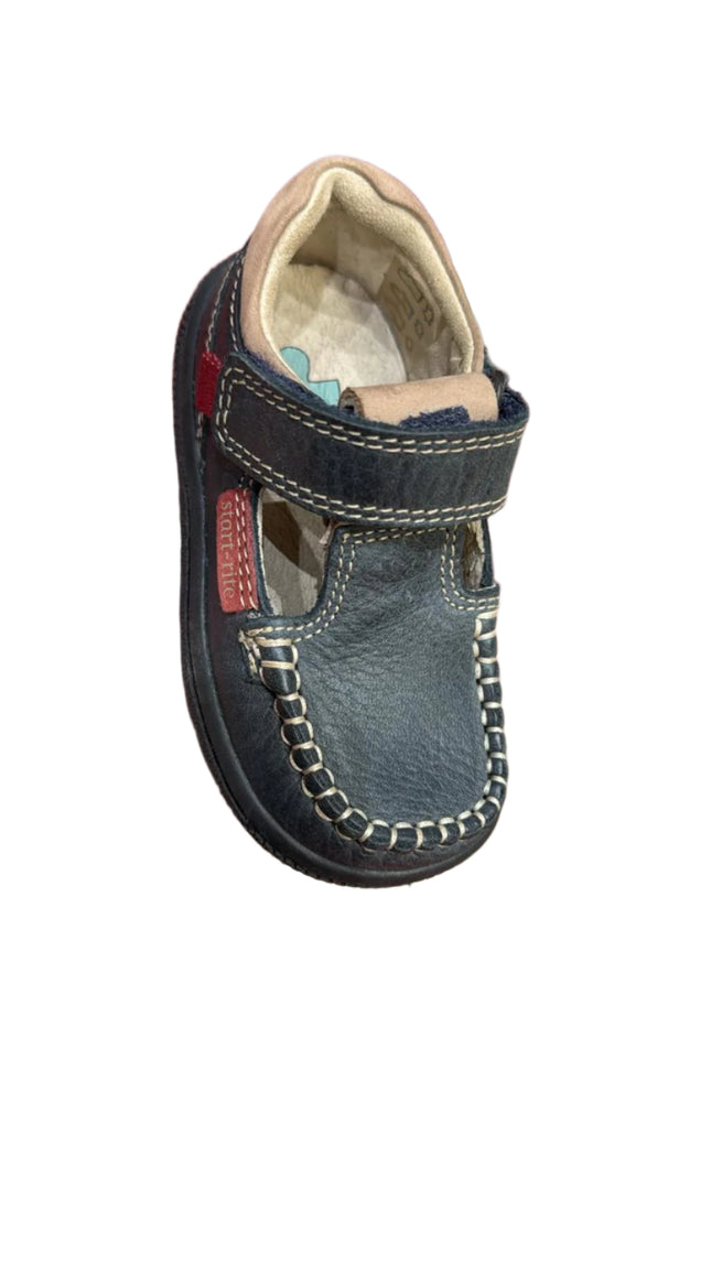 Start-Rite Hammock Boys’ Leather Shoes – Navy