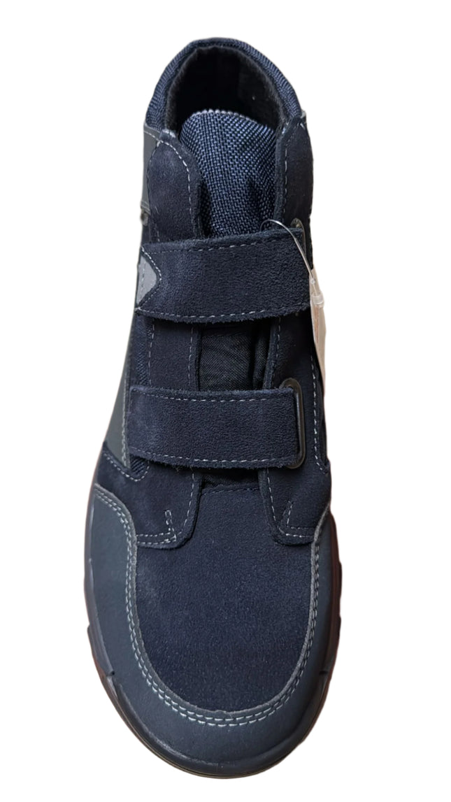 Ricosta Boys' Marvi Waterproof Boots – Sea Blue/Grey