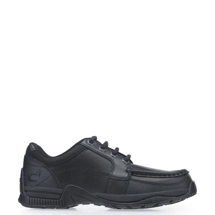 Start-Rite Boy's Dylan Leather Shoes L - Black