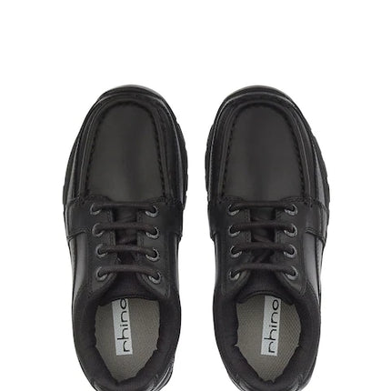 Start-Rite Boy's Dylan Leather Shoes L - Black