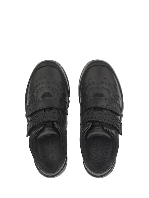 Start-Rite G Boy's Rhino Warrior Black Leather Shoes L - Black