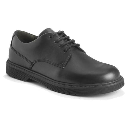 Start-Rite Boys's Glitch Black Leather Shoes L - Black