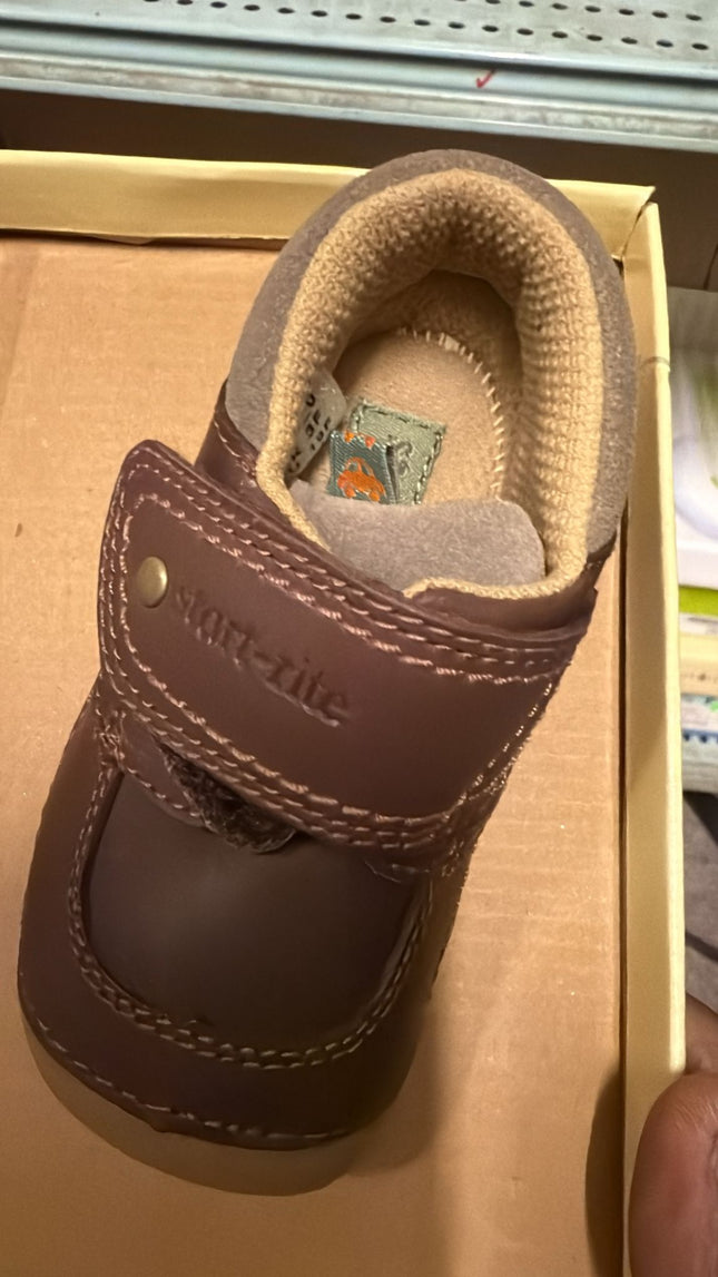 Start Rite Poole Kids Shoes - Brown Leather