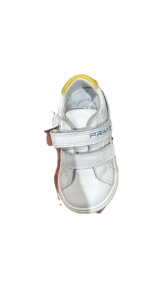 Primigi Boys' Nappa Soft Rete Leather Kids Shoes - White