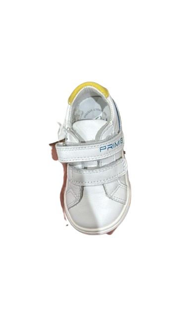 Primigi Boys' Nappa Soft Rete Leather Kids Shoes - White