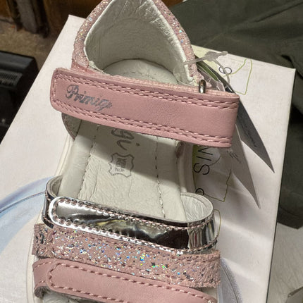 Primigi Nappa and Suede Leather Sandals – Rose