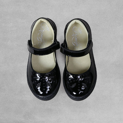 Primigi Girl's Sabbia Patent Leather Shoes - Black