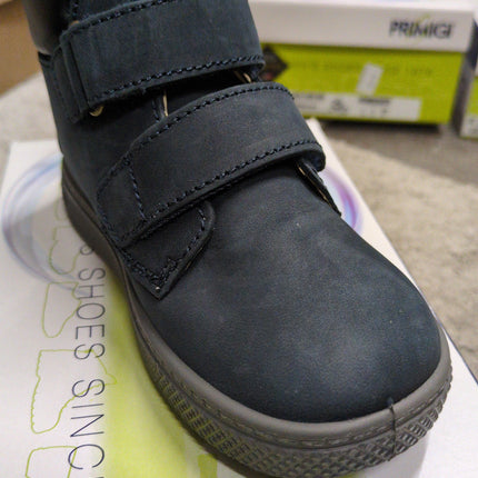 Primigi Nubuk Marbido Boys' Leather Shoes - Black