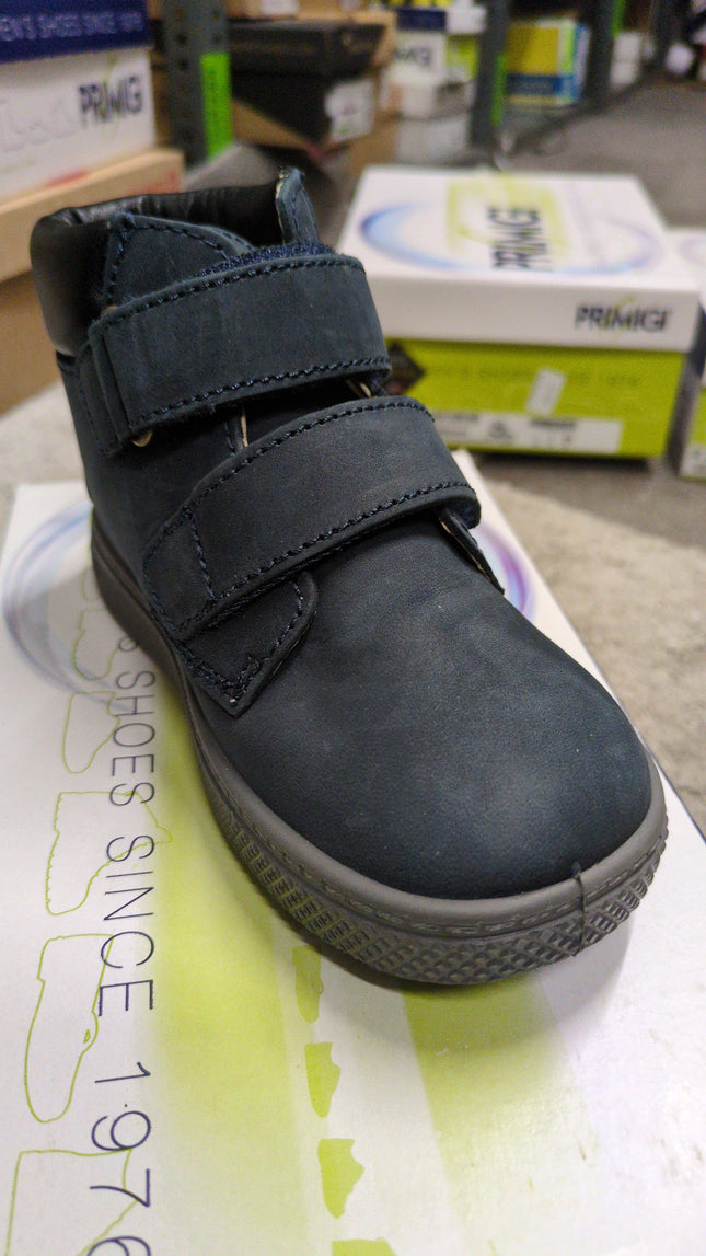 Primigi Nubuk Marbido Boys' Leather Shoes - Black