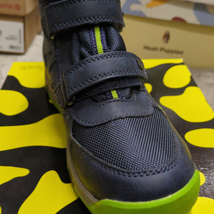 Lurchi Terence Tex PU Textile Kids' Shoes – Navy/Green