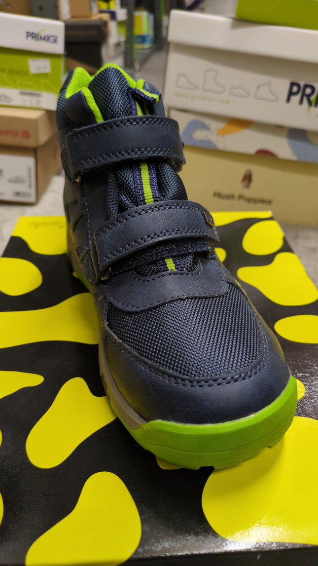 Lurchi Terence Tex PU Textile Kids' Shoes – Navy/Green