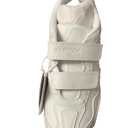 Geox Boys' J Crush M Systhetic Shoes - White