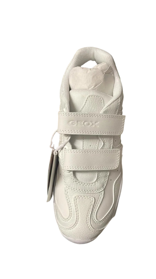 Geox Boys' J Crush M Systhetic Shoes - White