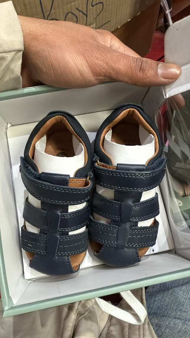 Bobux Step-Up Roam BQ Leather Shoes – Navy
