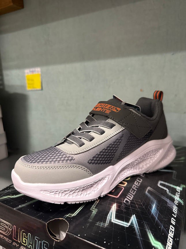 Skechers Boys’ Krendox Kids Shoes - Charcoal/Grey