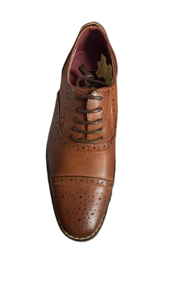 Goor Boys' Leather Shoes – Brown