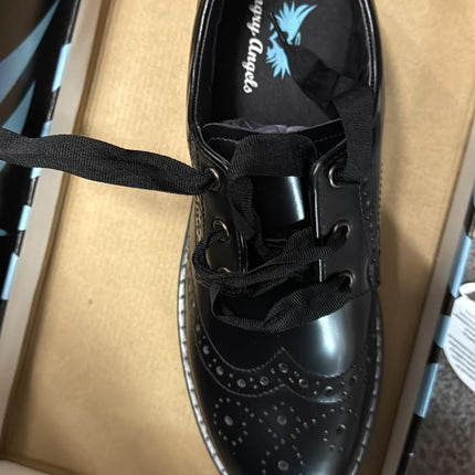 Angry Angels Impulsive 3505_7 Patent Shoes – Black