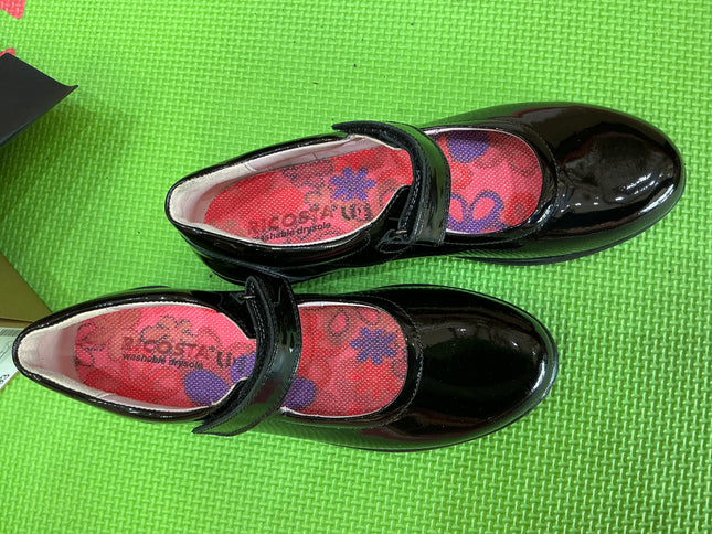 Ricosta girls patent leather school shoes