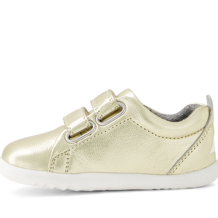 Bobux SU Grass Court Leather Shoes - Pale Gold