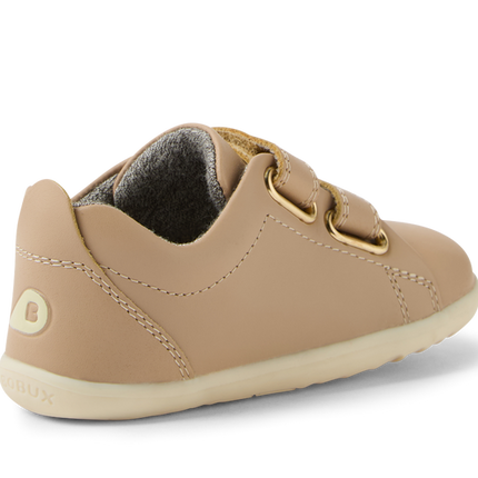 Bobux SU Grass Court Unisex Leather Shoes - Warm Taupe