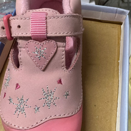 Start Rite Girl's Twinkle Tot Kids Leather Shoes - Pink